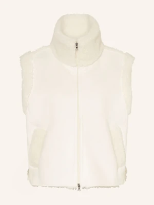Marc Aurel Kamizelka Z Imitacji Skóry Z Dodatkiem Sztucznego Futra weiss
