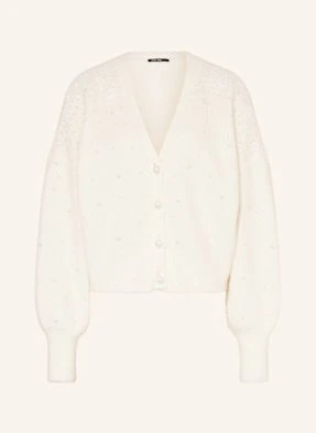 Marc Aurel Kardigan Z Ozdobnymi Perełkami beige