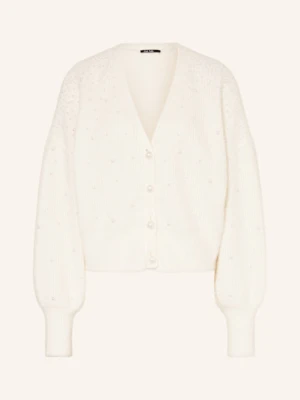 Marc Aurel Kardigan Z Ozdobnymi Perełkami beige