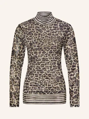 Marc Aurel Koszulka Z Długim Rękawem Z Siateczki beige