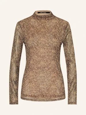 Marc Aurel Koszulka Z Długim Rękawem Z Siateczki braun