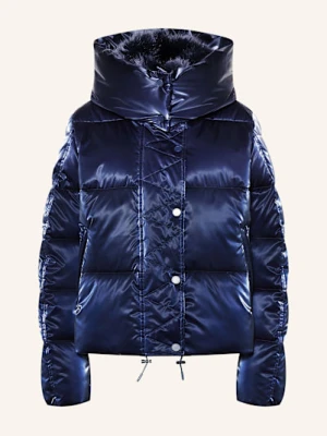 Marc Aurel Kurtka Pikowana Z Odpinanym Kapturem I Sztucznym Futrem blau