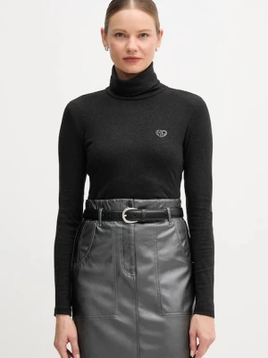 Marc Aurel longsleeve kolor czarny z golfem 7736-7000-73906