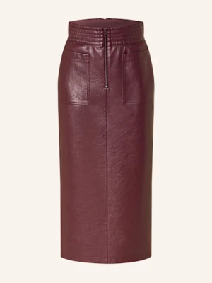 Marc Aurel Spódnica Z Imitacji Skóry rot
