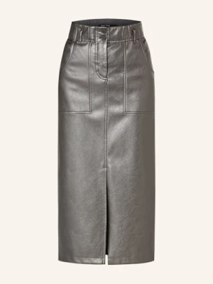Marc Aurel Spódnica Z Imitacji Skóry silber