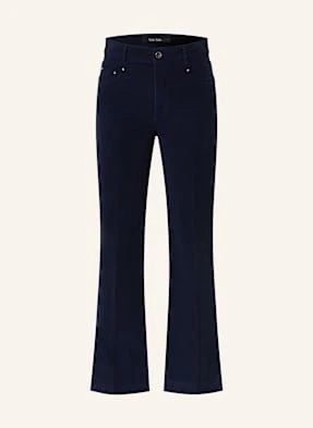 Marc Aurel Spodnie Bootcut Ze Sztruksu blau