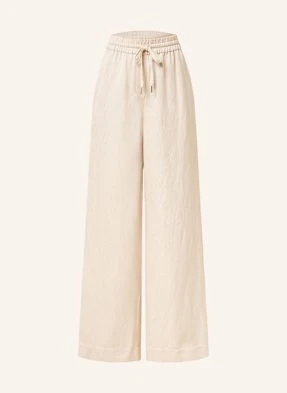Marc Aurel Spodnie Marlena Z Dodatkiem Lnu beige