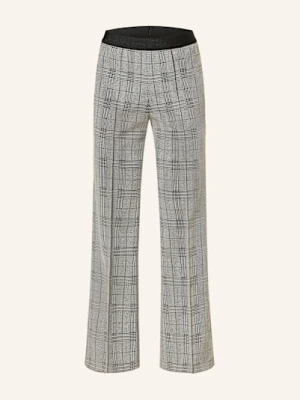 Marc Aurel Spodnie Z Błyszczącą Przędzą schwarz