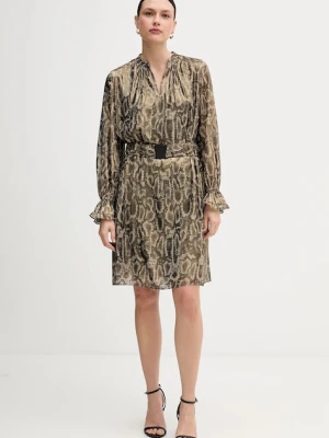 Marc Aurel sukienka kolor zielony mini prosta 6585-1010-93490