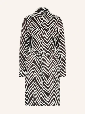 Marc Aurel Sukienka Koszulowa Z Satyny schwarz