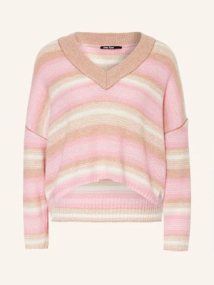 Marc Aurel Sweter Z Błyszczącą Przędzą beige