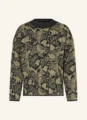 Marc Aurel Sweter Z Błyszczącą Przędzą gruen