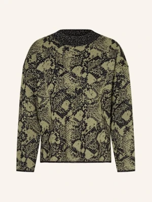 Marc Aurel Sweter Z Błyszczącą Przędzą gruen