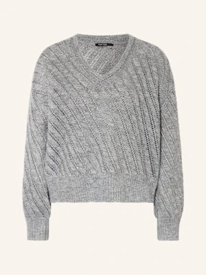 Marc Aurel Sweter Z Cekinami grau