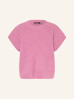 Marc Aurel Sweter Z Dzianiny Z Brokatową Przędzą pink