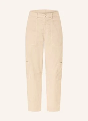 Marc Aurel Sztruksowe Spodnie Cargo beige