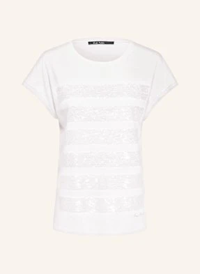 Marc Aurel T-Shirt Z Cekinami weiss