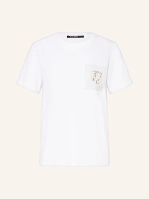 Marc Aurel T-Shirt Z Ozdobnymi Perełkami weiss