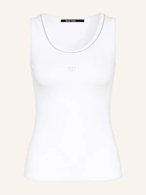 Marc Aurel Top Z Ozdobnymi Kamykami weiss