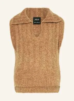 Marc Cain Bezrękawnik Z Dodatkiem Alpaki braun