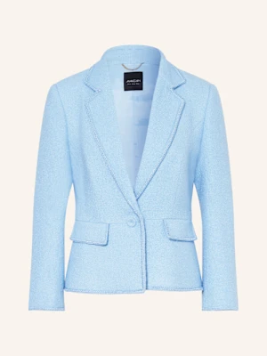 Marc Cain Blezer Bouclé Z Błyszczącą Przędzą blau