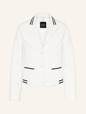 Marc Cain Blezer Z Dżerseju Z Mieszanki Materiałów weiss