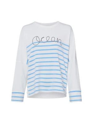 Marc Cain Bluza Kobiety Bawełna biały,