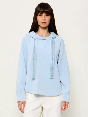 Marc Cain Bluza | Loose fit błękitny