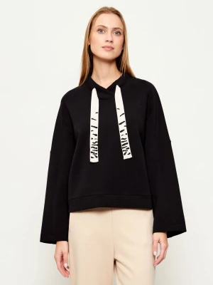 Marc Cain Bluza | Relaxed fit czarny
