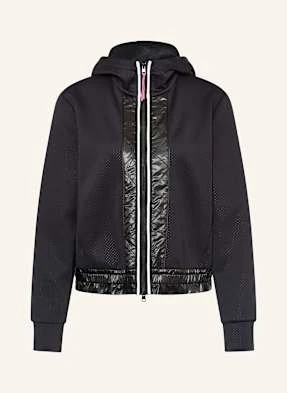 Marc Cain Bluza Rozpinana Z Mieszanki Materiałów schwarz