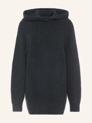 Marc Cain Bluza Z Kapturem Z Dzianiny Z Alpaki schwarz 900 black new