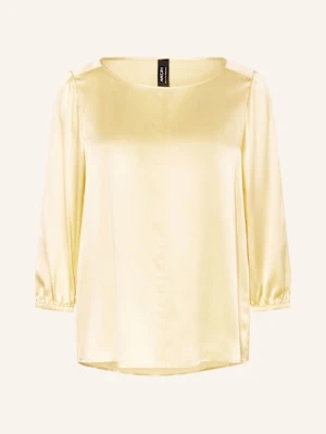 Marc Cain Bluzka Jedwabna Z Rękawem 3/4 gelb