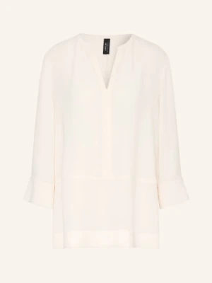 Marc Cain Bluzka Oversize Z Rękawami 3 / 4 weiss 112 bright ecru