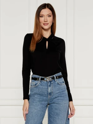 Marc Cain Bluzka | Regular Fit czarny