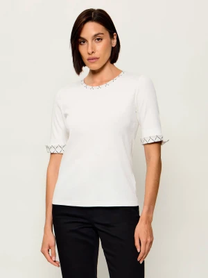 Marc Cain Bluzka | Regular Fit biały