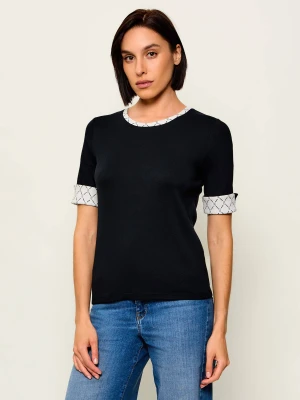 Marc Cain Bluzka | Regular Fit czarny