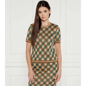 Marc Cain Bluzka | Regular Fit | z dodatkiem wełny