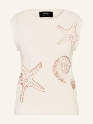 Marc Cain Bluzka Z Dzianiny weiss