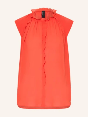 Marc Cain Bluzka Z Falbanami rot