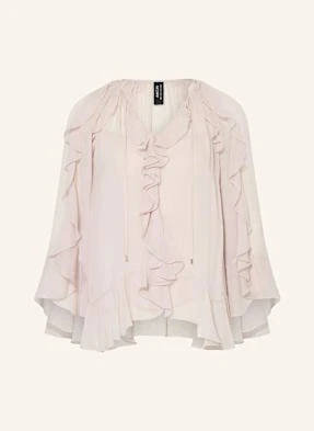Marc Cain Bluzka Z Falbankami beige