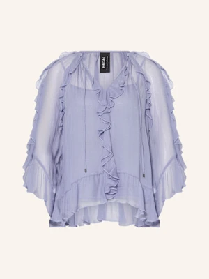 Marc Cain Bluzka Z Falbankami lila