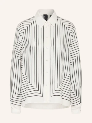Marc Cain Bluzka Z Jedwabiem weiss 190 white and black