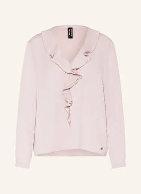 Marc Cain Bluzka Z Wolantami beige
