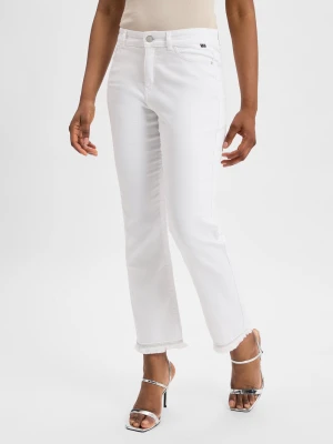 Marc Cain Collections Dżinsy - Forli Kobiety Bawełna biały jednolity,