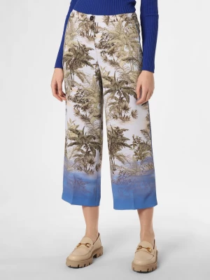 Marc Cain Collections Spodnie Kobiety niebieski|zielony|wielokolorowy wzorzysty,
