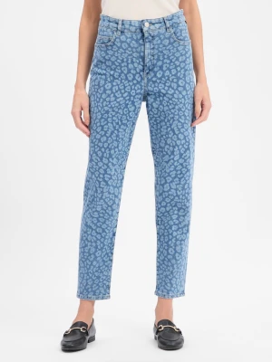 Marc Cain Damsie dżinsy typu mom jeans Kobiety Bawełna niebieski