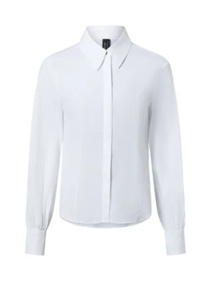 Marc Cain Damska bluzka koszulowa Kobiety biały jednolity,