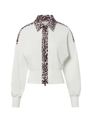 Marc Cain Damska kurtka dresowa Kobiety Bawełna biały|czarny|brązowy wzorzysty,