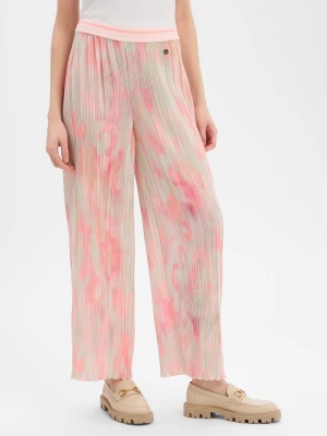 Marc Cain Damskie spodnie materiałowe Kobiety wielokolorowy|różowy,