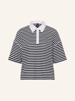 Marc Cain Dzianinowa Koszulka Polo blau